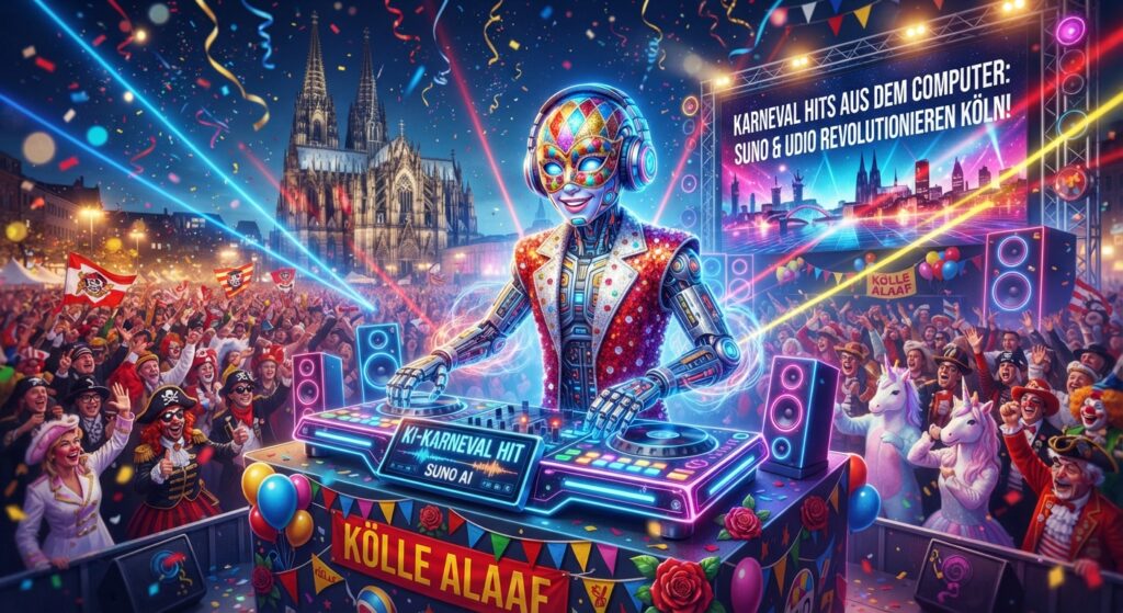 Karnevalshits aus dem Computer: Können Suno & Udio den Kölner Karneval revolutionieren? (Der große Selbstversuch)